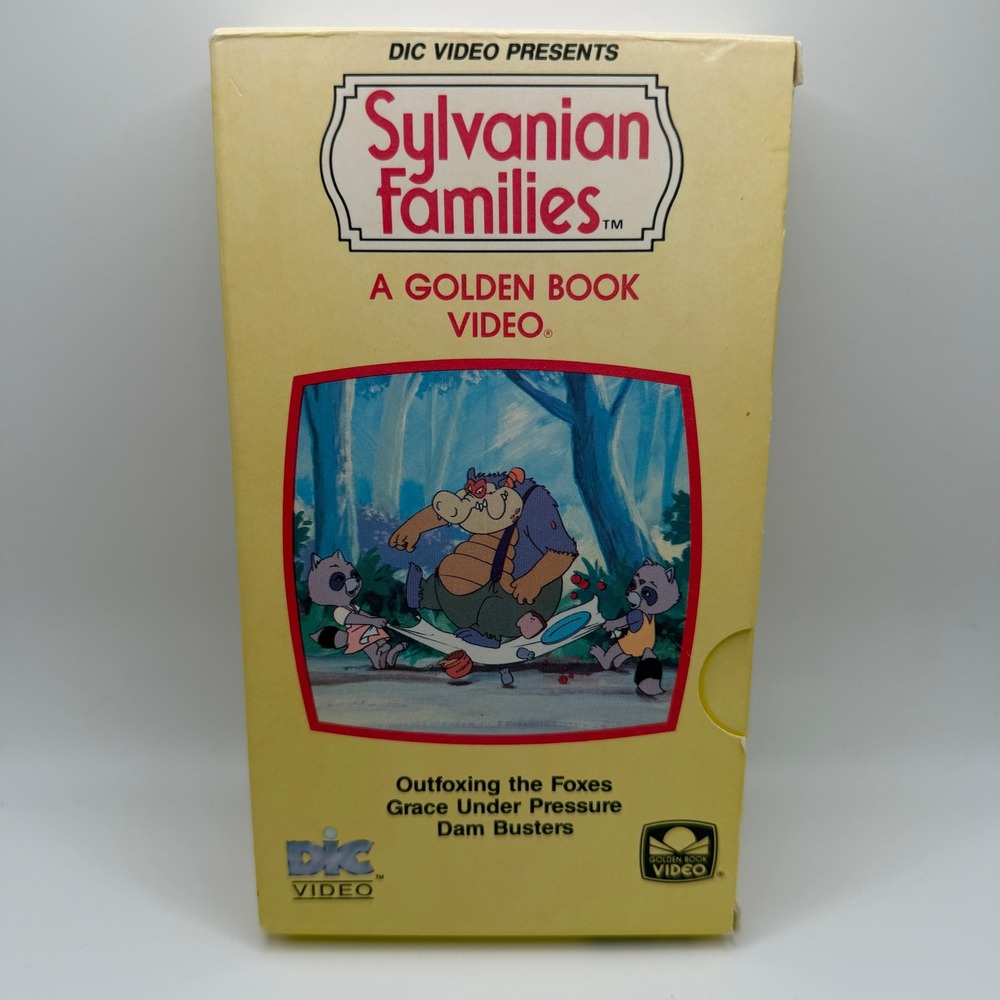 Sylvanian Families VHS 1987 DIC Golden Book Video Outfoxing‎ the Foxes Vintage